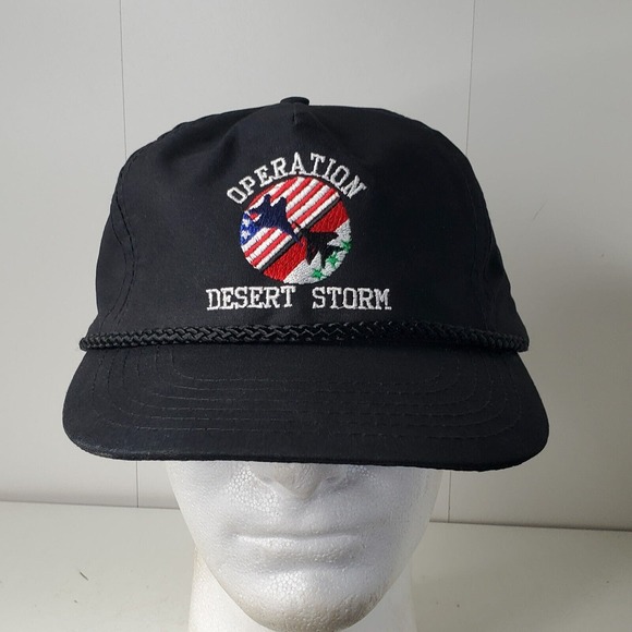 Operation Desert Storm Embroidered Snapback Hat Fighter Jet Logo Baseball Cap - Picture 2 of 9